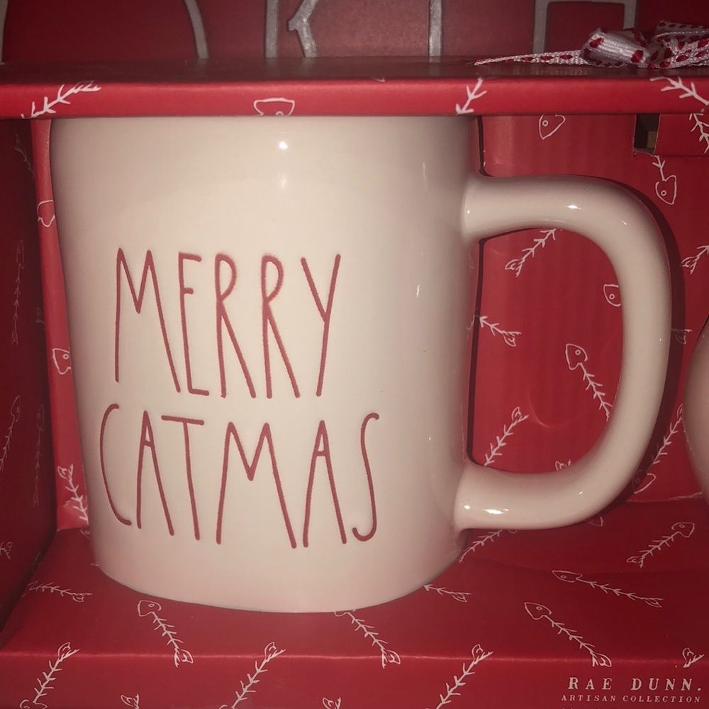RAE DUNN MERRY CATMAS ๐พ & SANTA CLAWS ๐พ set - Picture 2 of 4